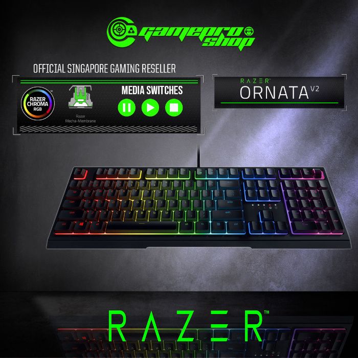Tastatura Gaming Razer Ornata V2 Chroma Semi-mecanica Noua