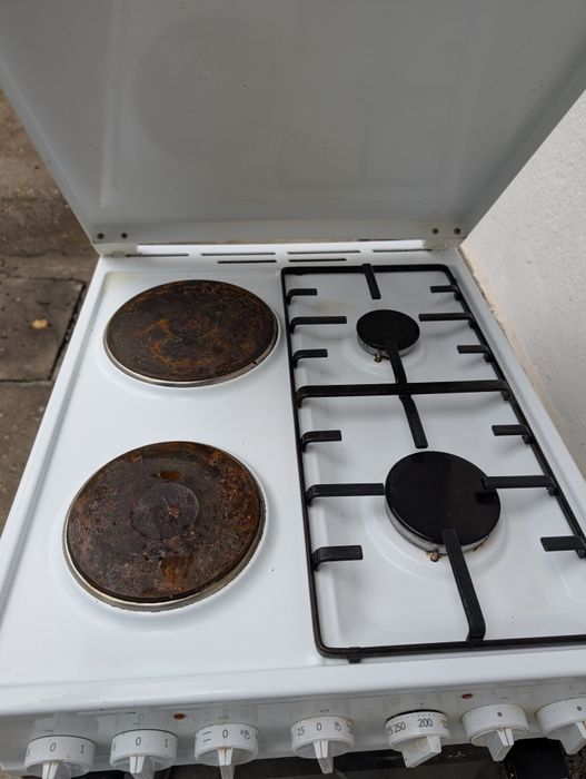 Печка, газ, фурна, котлони