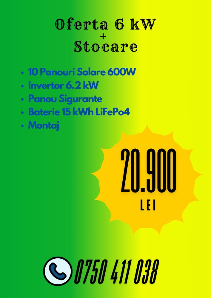 Montare panouri fotovoltaice cel mai mic pret !!!
