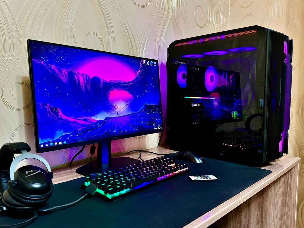 Мощный Игровой Компьютер RTX3060TI с Монитором 180 герц ВЕСЬ КОМПЛЕКТ