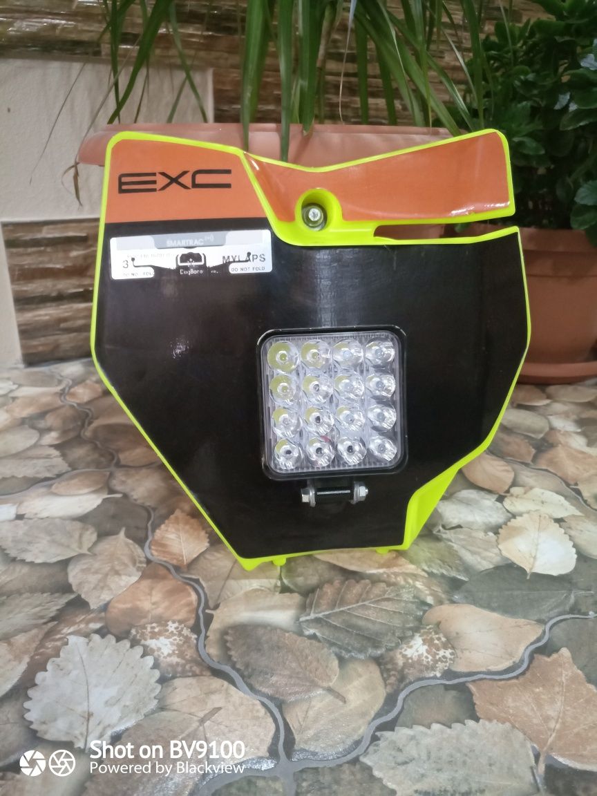 Mască, far led, plate number KTM 2017-2022 ACERBIS. Accesorii KTM