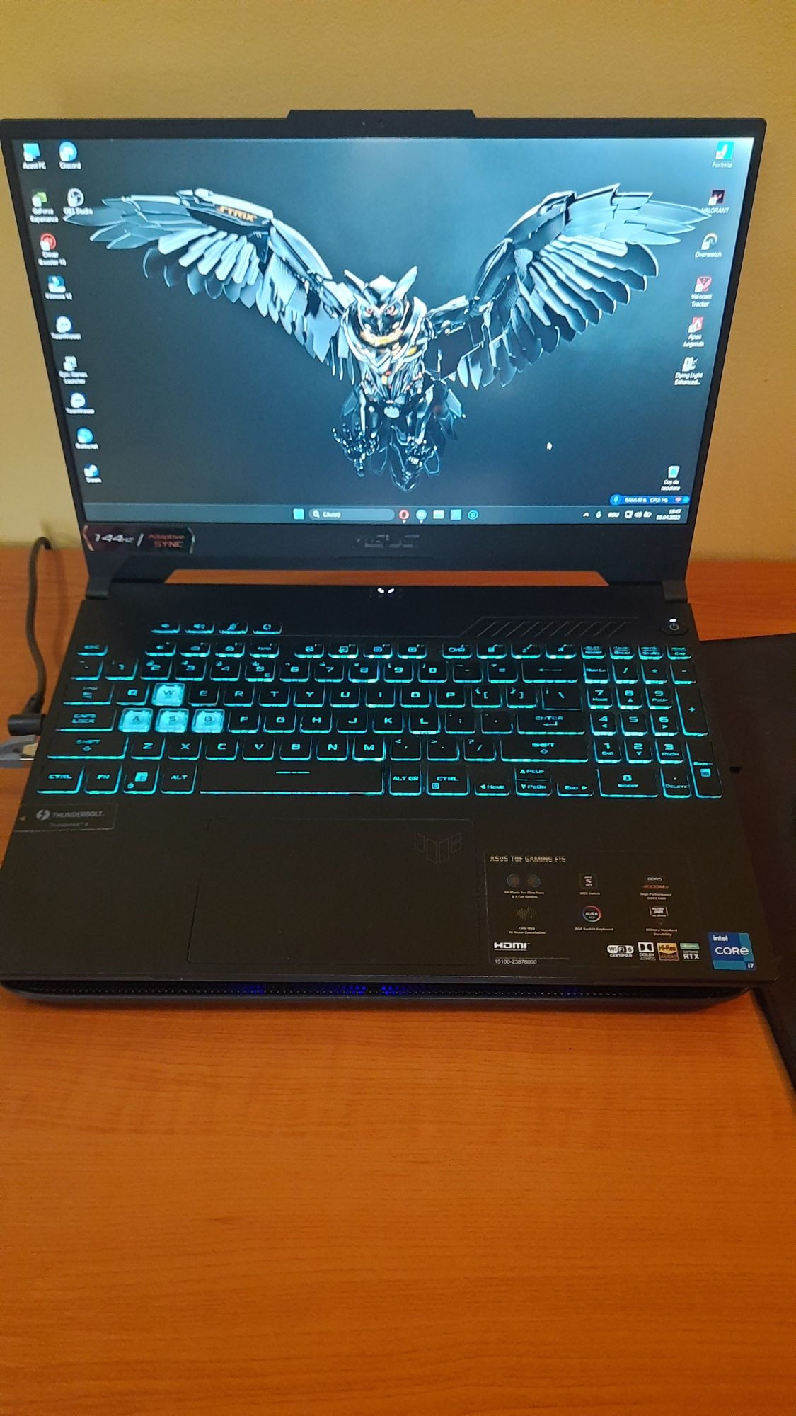 Leptop gaming ASUS TUF F15. I7-12th/nividia 3060 6gb/RAM DDR5/ 512SSD