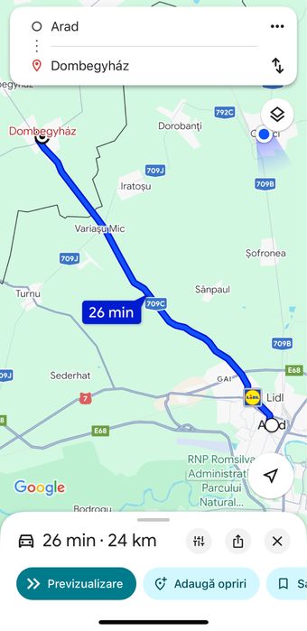Teren intravilan cu utilități la 25 km de Arad Dombegyház, Ungaria