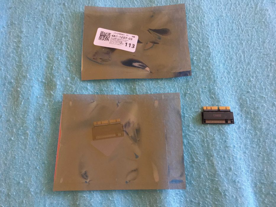 adaptor ssd m.2 nvme pcie pt macbook pro, air, imac, 2013 - 2019, nou