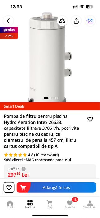Piscina Bestway 400/200/100 cu sistem filtrare intex C1000
