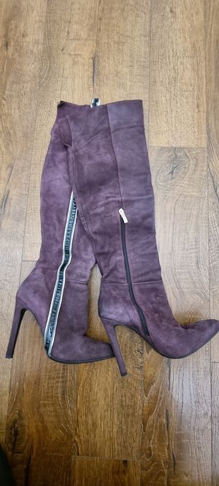 Ботуши естествен велур