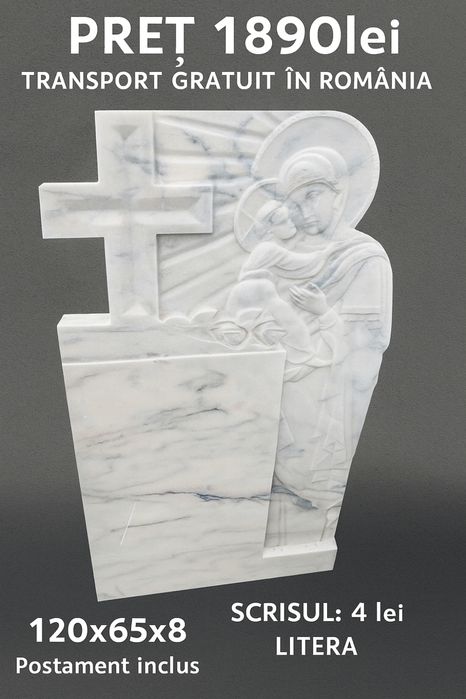 Monumente funerare, transport gratuit oriunde in Romania