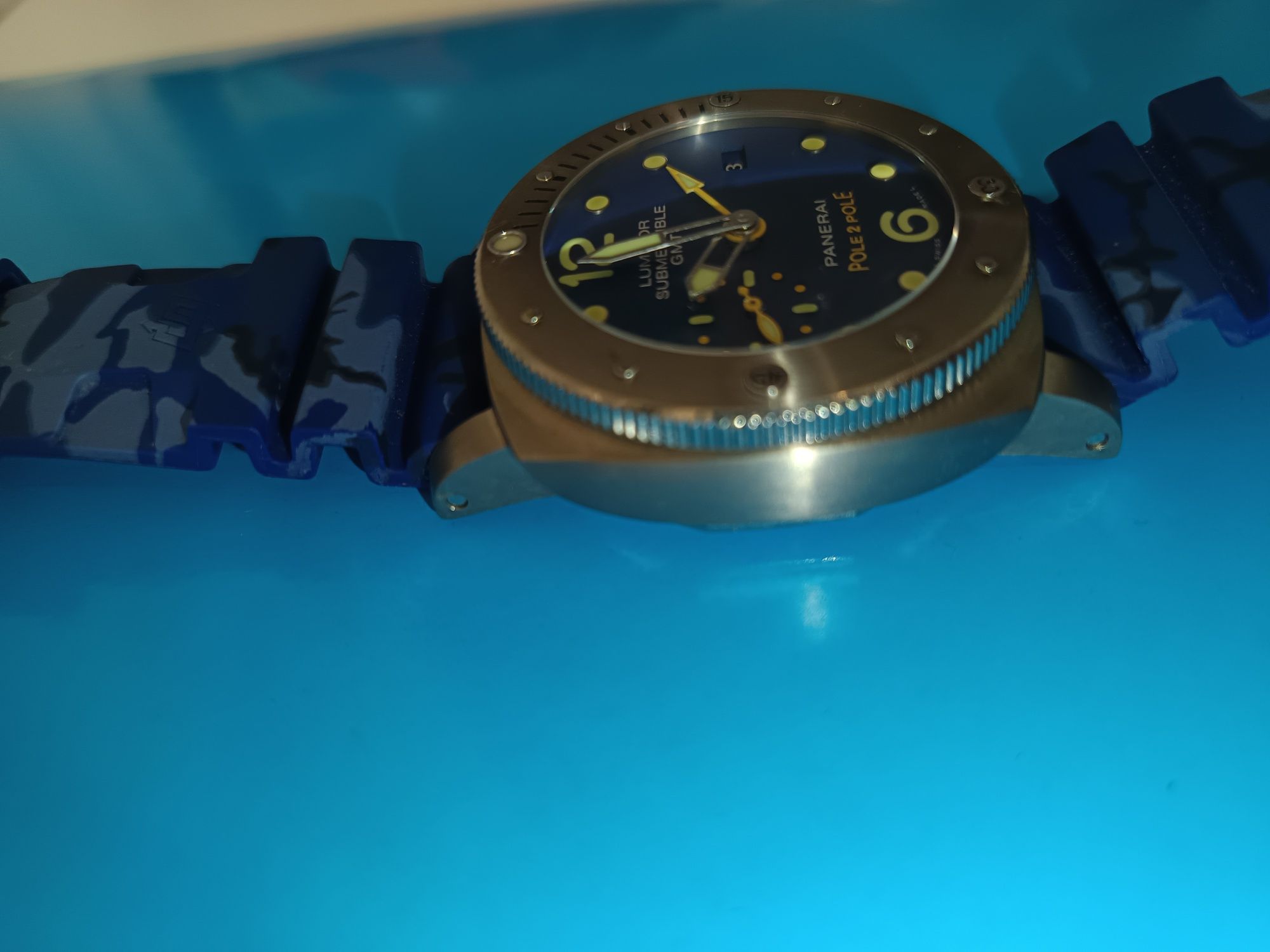 Топ цена!Panerai Pole 2 Pole Titan 47mm
