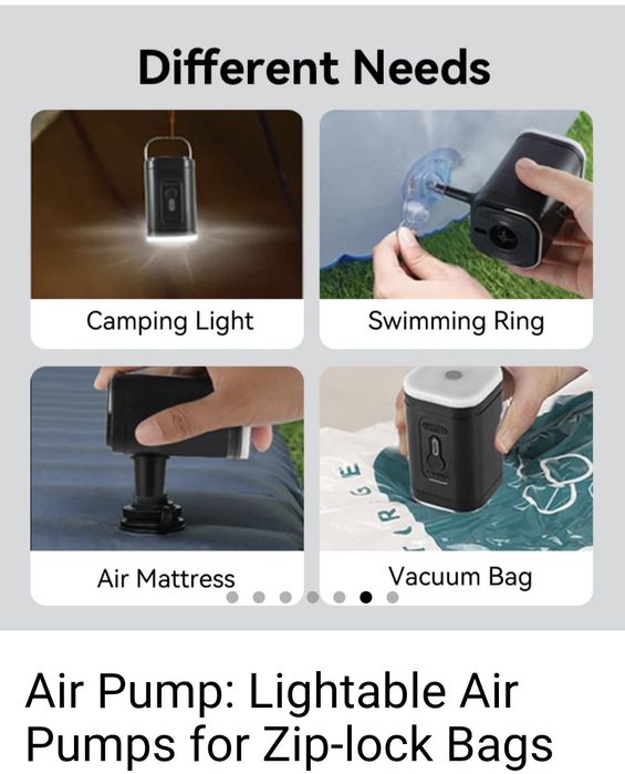 Rucsac Mark Ryden vacum + pompa mini cu acumulator  Nou/Sigilat