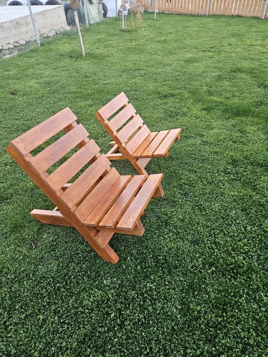 Fotolii gradina/terasa făcute din lemn