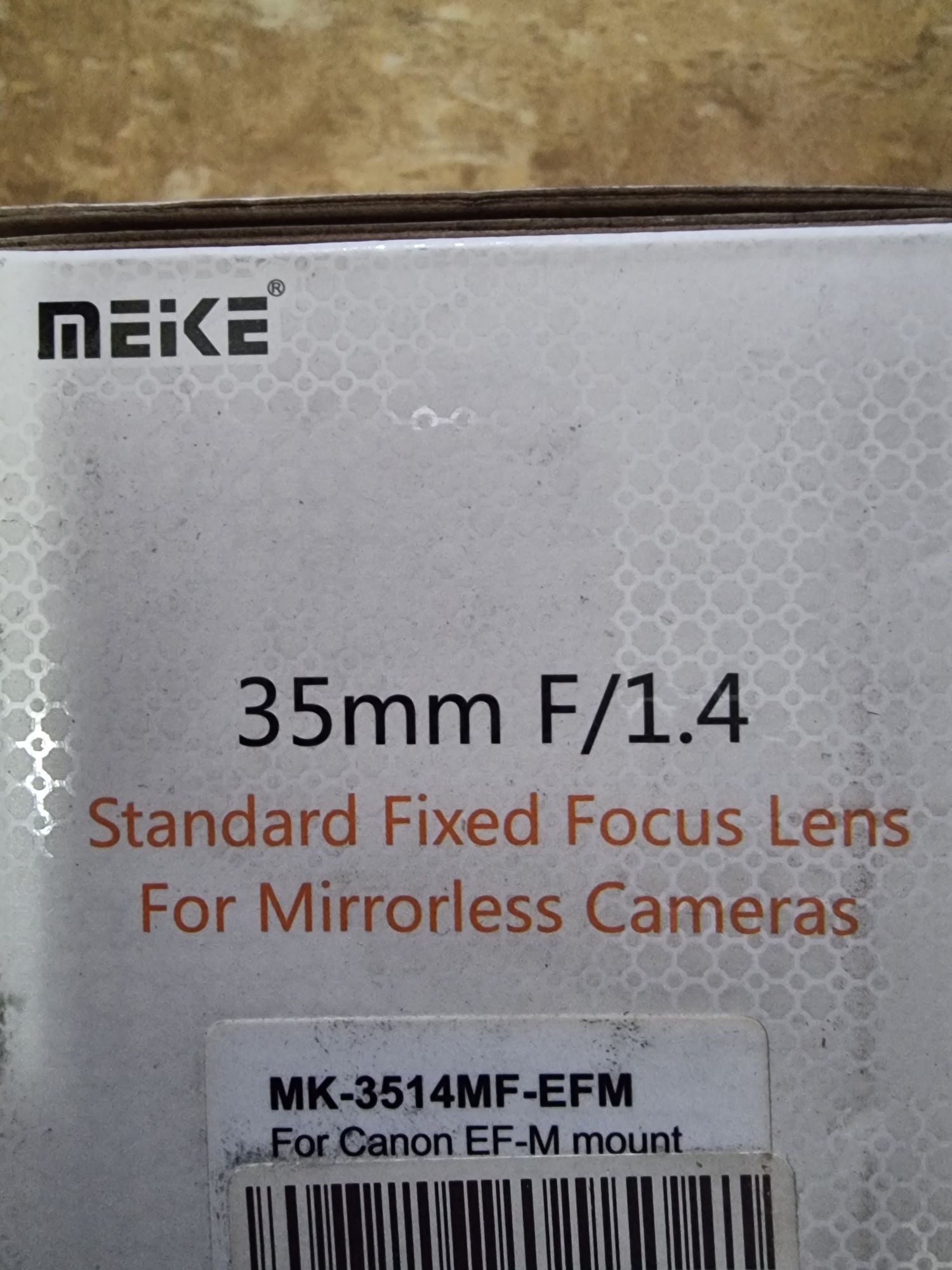 Obiectiv manual Meike 35mm F1.4 pentru Canon EF-M