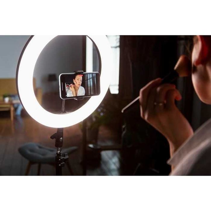 Lampă LED Flippy cu trepied extensibil 210 cm, rotativă 360°, USB 26cm