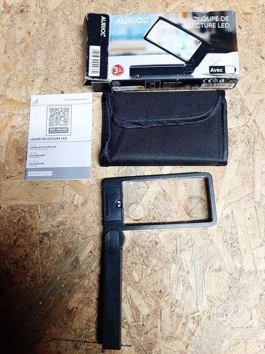 Lupa citit lectura cu lumina PARKSIDE- 5 lei transportul