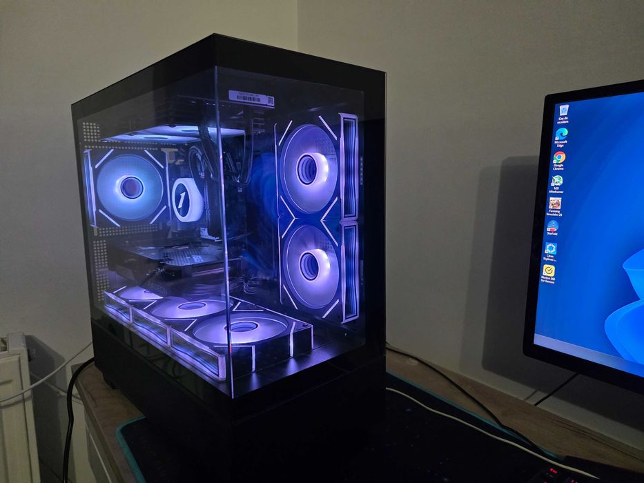 PC Gaming i5 10400F + RX 6600 XT | 16GB RAM, 1TB SSD, Răcire cu lichid