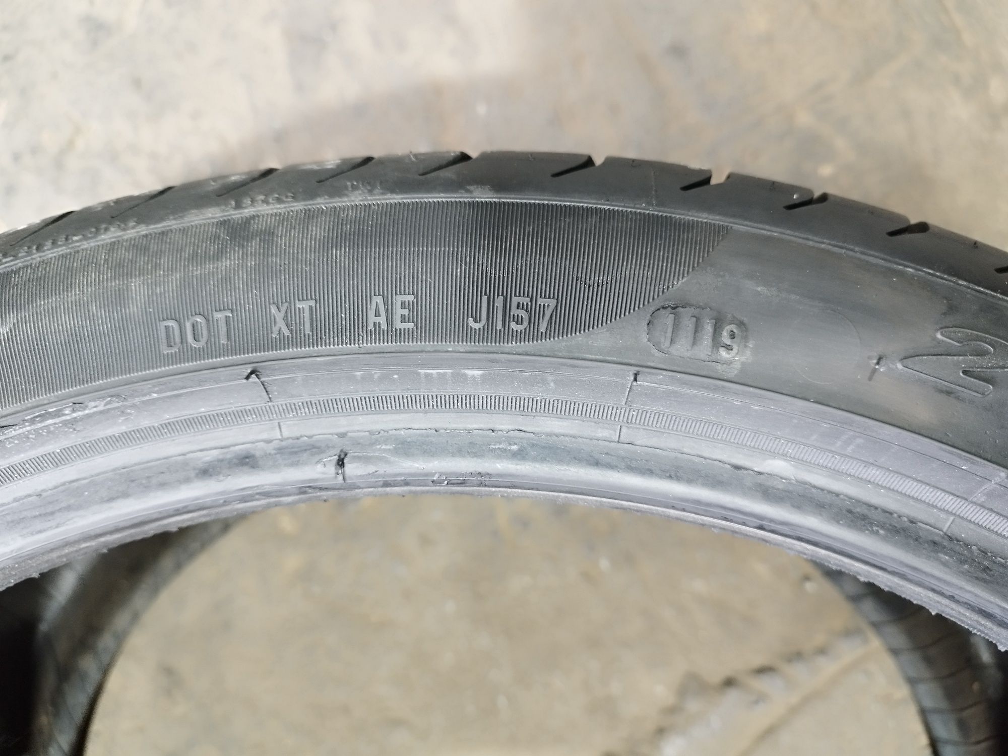 2 anvelope de vară (ca noi)Pirelli P Zero 295/30/20,dot 2019