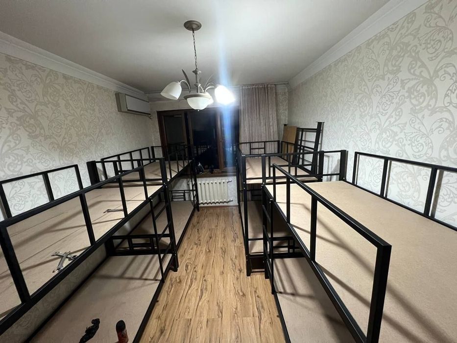 Двухъярусная Loft krovat темир крават metal kalavat Лофт