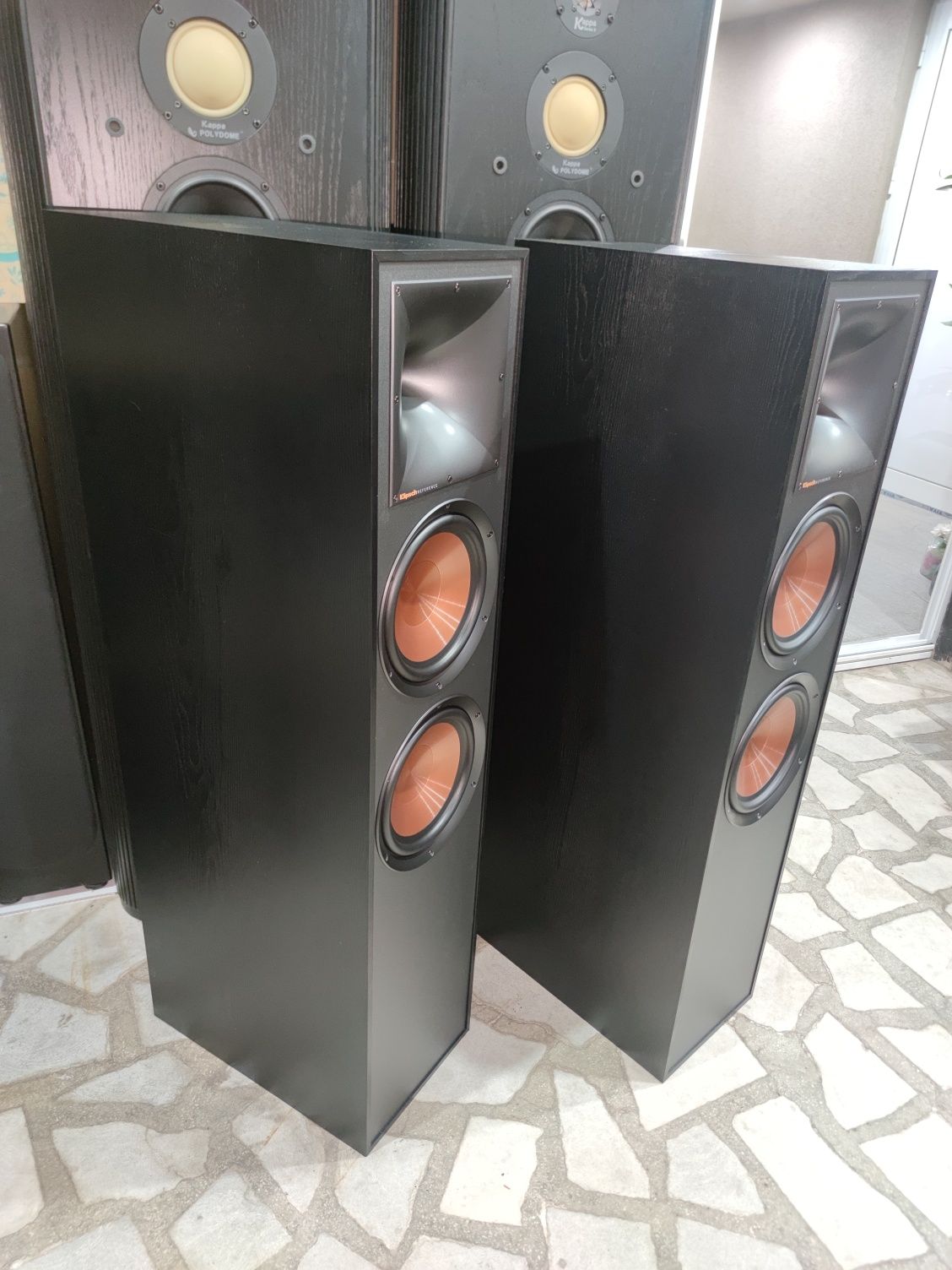 Аудио система Klipsch тонколони и ресийвър Klipsch R-820F R-610F R-30C