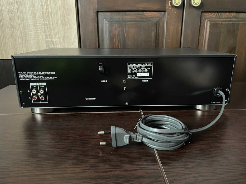 SONY TC K 411 Deck casetofon
