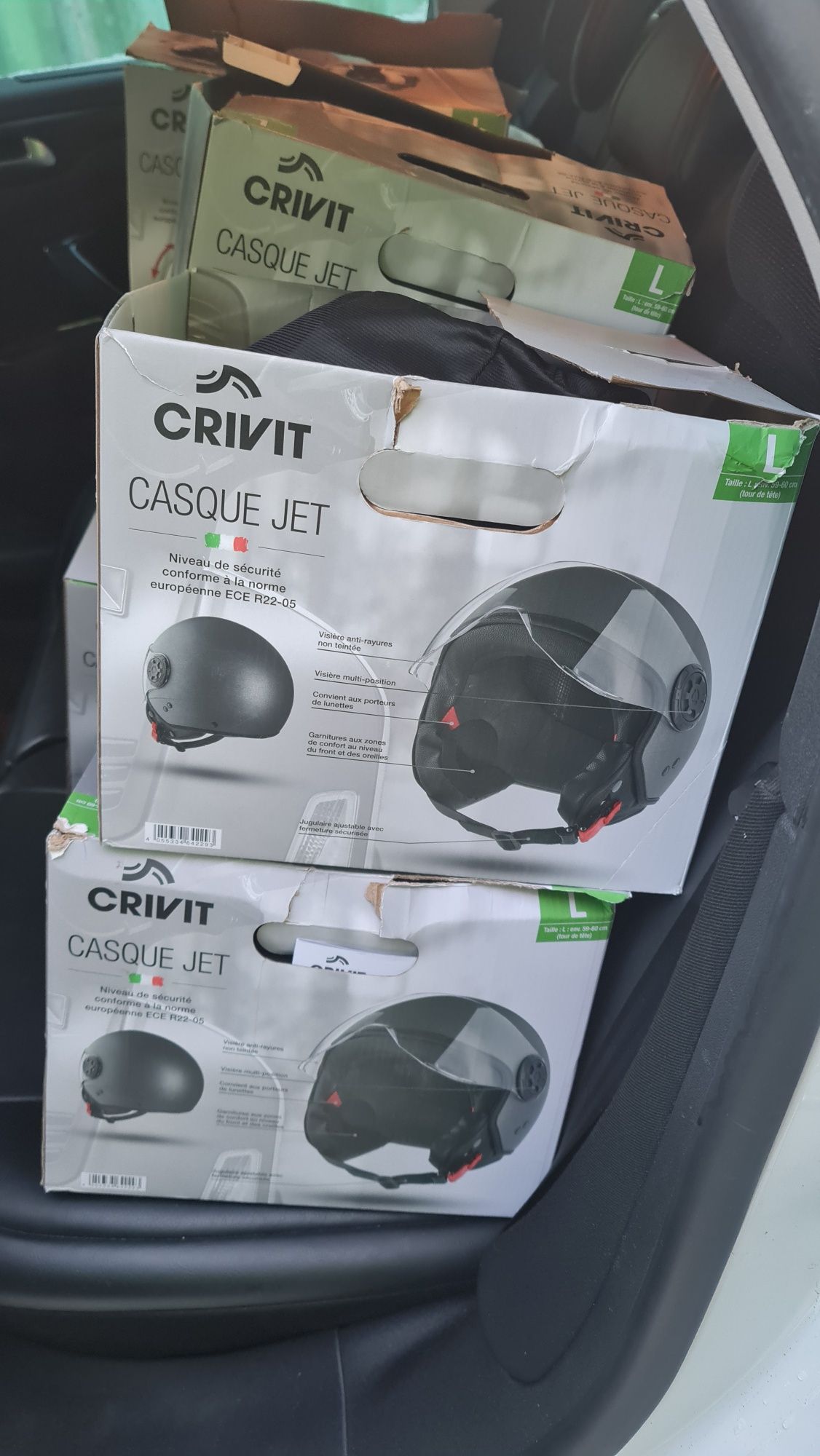 Casca motoscuter Crivit, model open face