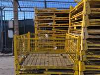 Box paleti pliabili metalici industriali