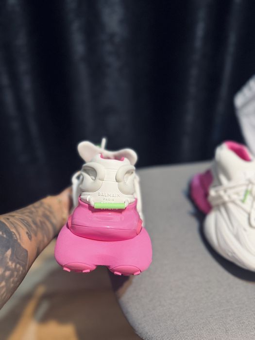 Balmain Unicorn alb cu roz