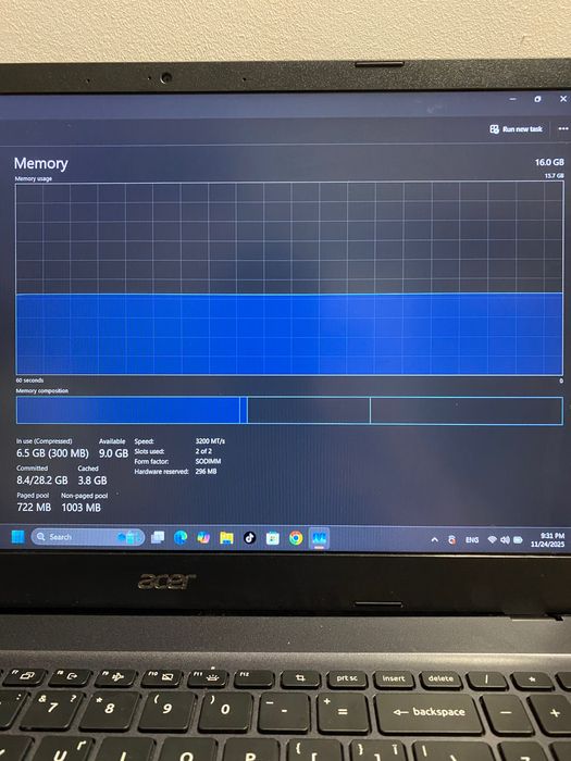 Vind/shimb acer aspire 7