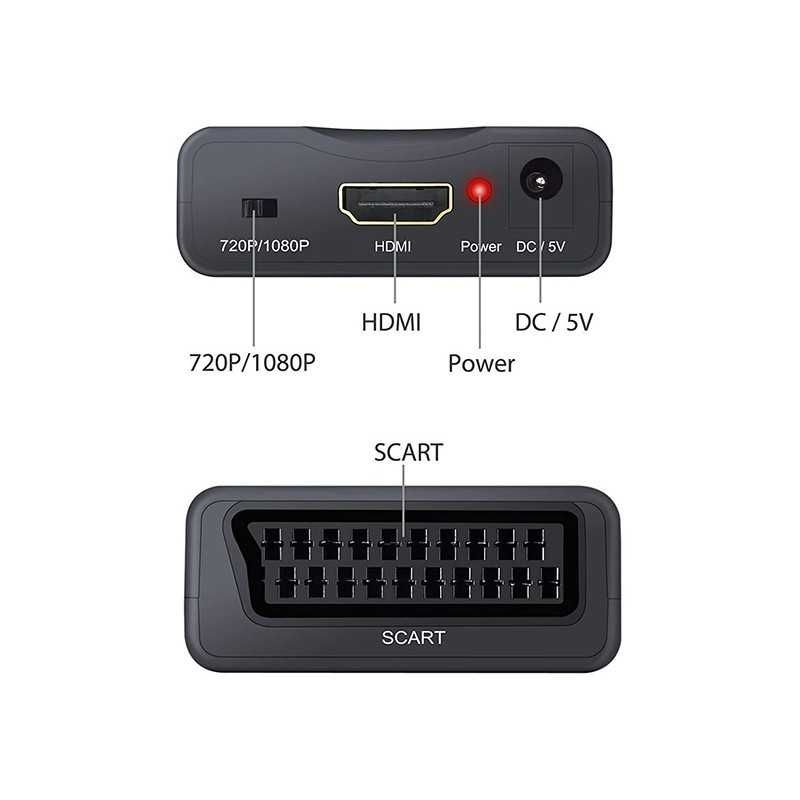 Adaptor Cablu Convertor HDMI SCART Adaptor Cablu Convertor SCART HDMI