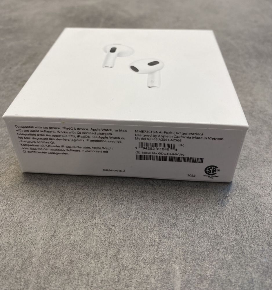 Casti Apple Airpods 3 Noi Sigilate + Garantie