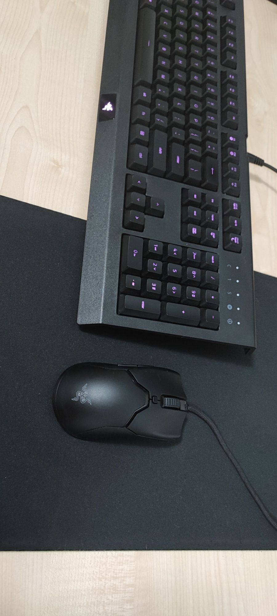 Kit gaming Razer Level Up Bundle, tastatură + mouse + mousepad