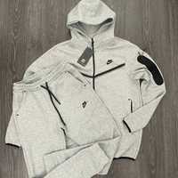 Trening Nike TECH Fleece | Gray | Baby blue | Black