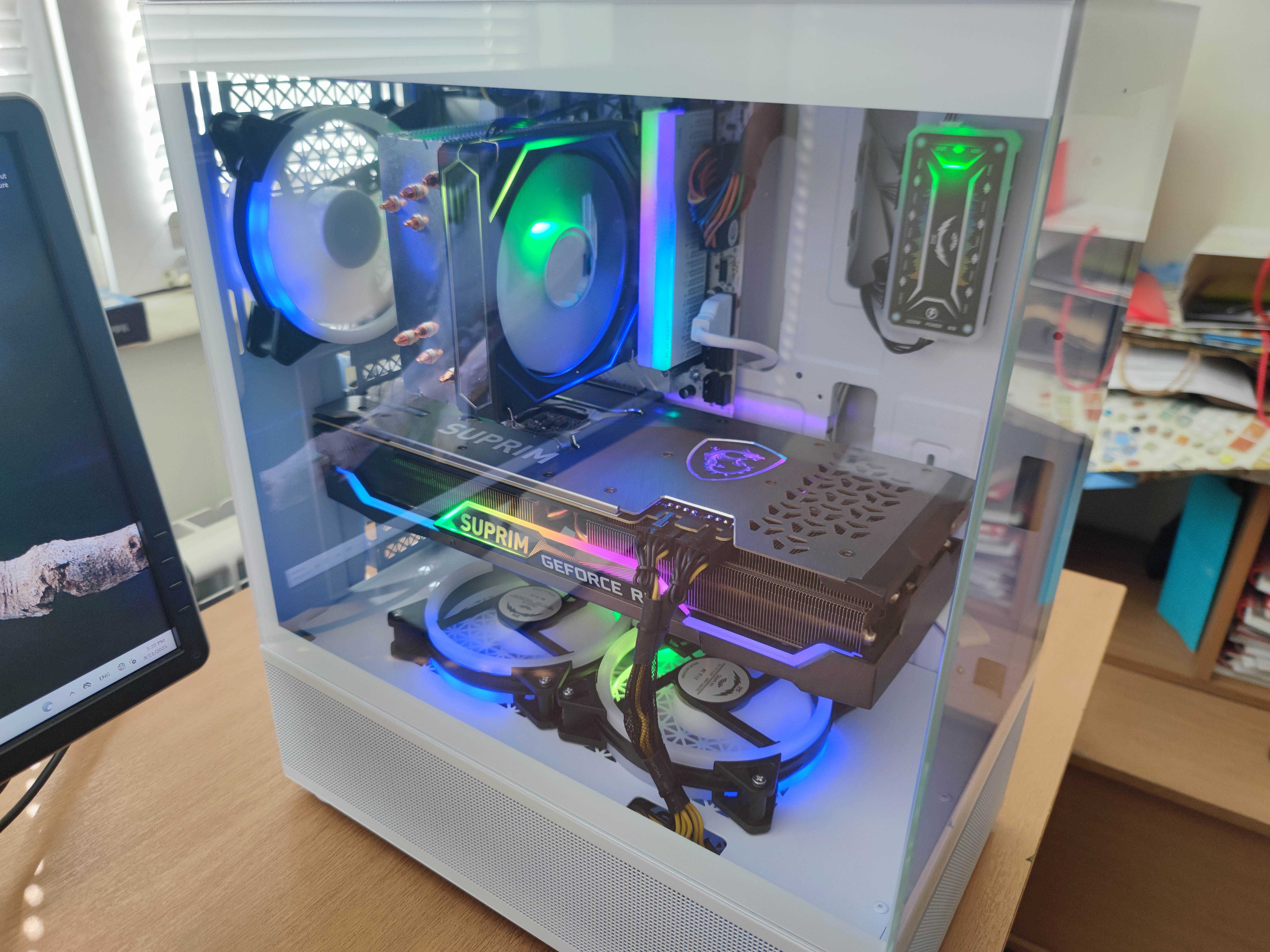 Геймърски компютър, Ryzen 8400f, Rtx 3070, 32gb DDR5, 1tb Nvme, 750W