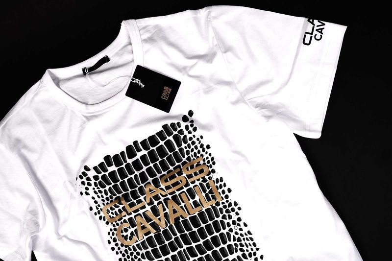 ПРОМО Roberto Cavalli Class M и L-Оригинална бяла тениска