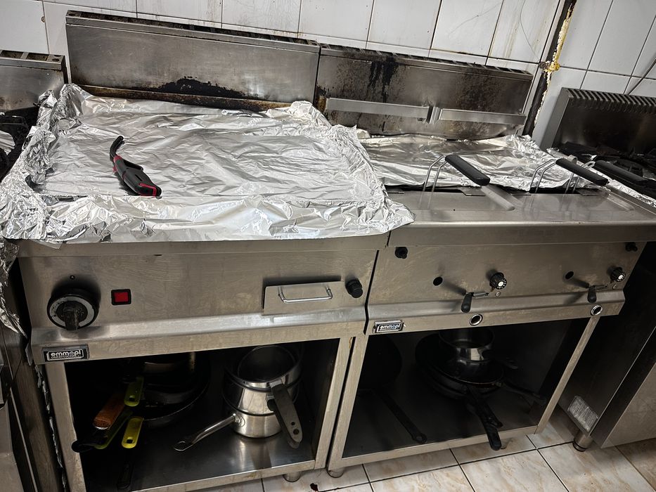 Aragaz profesional x2 si grill