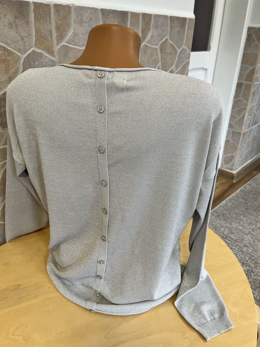 Pulover dama argintiu Pachita