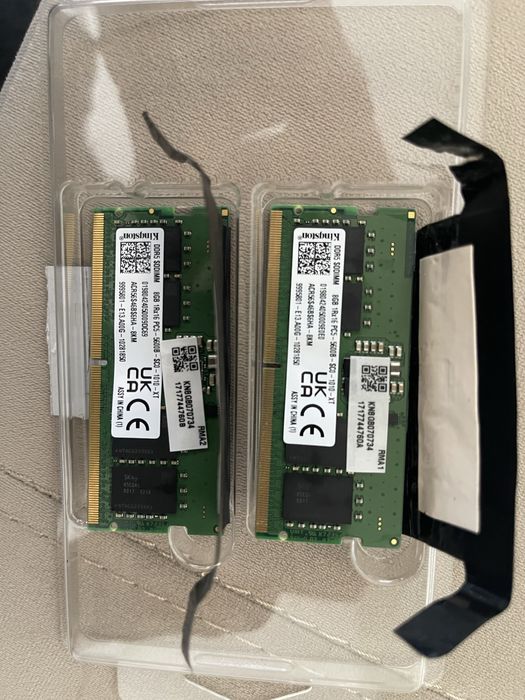 Ram Ddr5 2x8gb Sodimm Kingstone