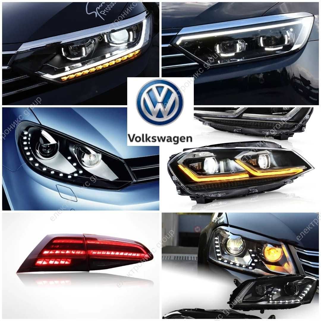 Led стопове vw golf 6 7  passat b7 b8  фарове лед stopove volksvagen