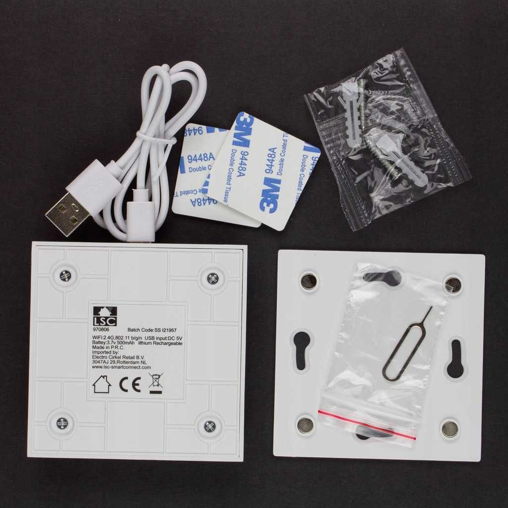 LSC Smart Connect WiFi 2,4 GHz интелигентен димер и ключ за осветление