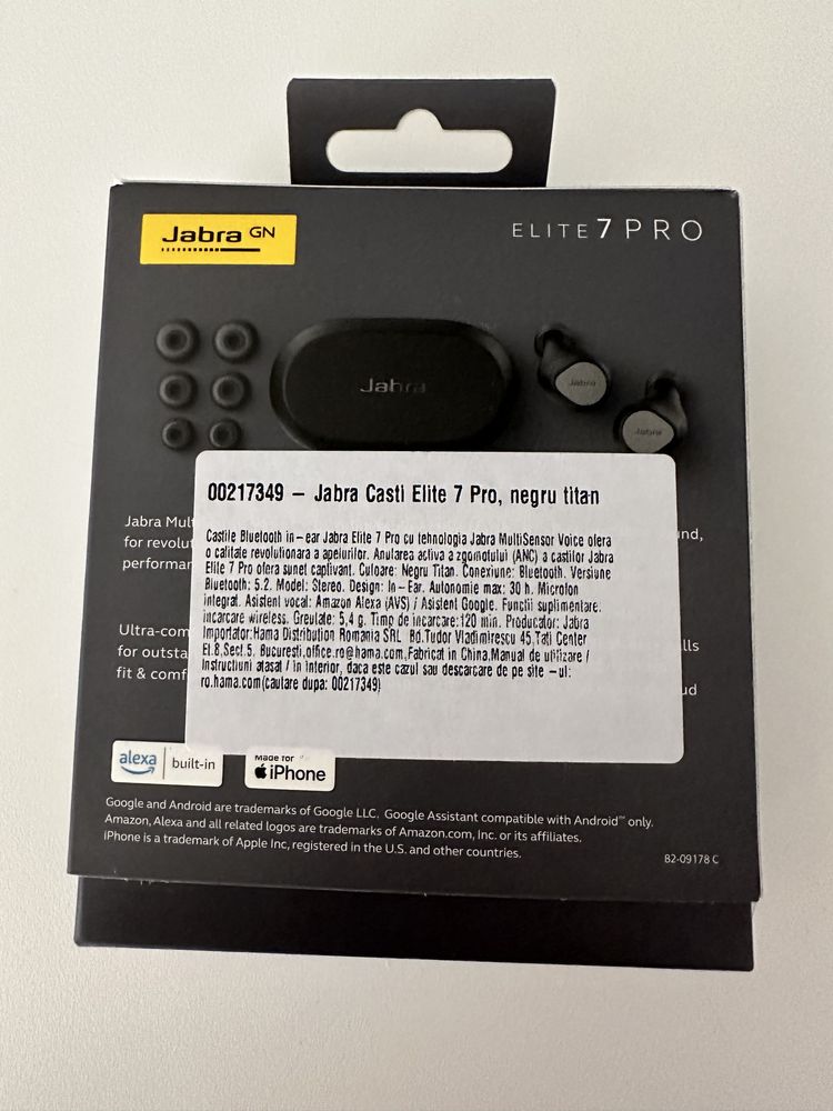 Casti wireless Jabra Elite 7 Pro