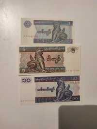 Набор Банкнот Мьянмы 5 шт