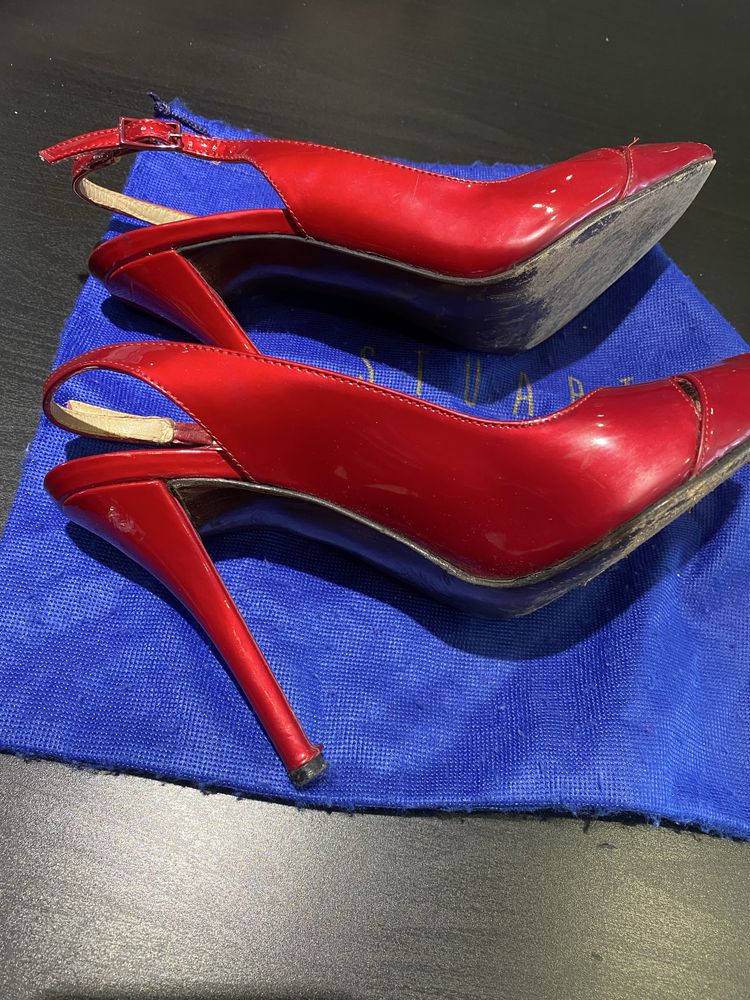 Дамски обувки Stuart Weitzman от естествена кожа IT 37,5