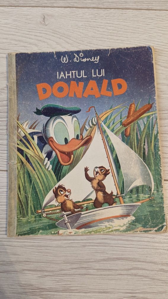 Iahtul lui Donald - carte Disney perioada comunistă raritate