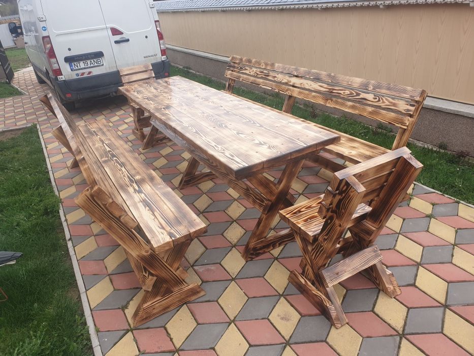 Mese,scaune,banci de grădină, terase, foișoare