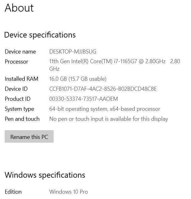 Lenovo E15 gen2, i7-1165G7, 16Gb DDR4, 512Gb SSD, Win 10 Pro, Office
