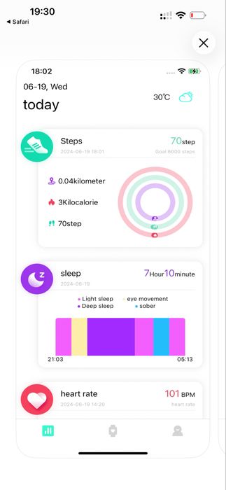 Smartwatch 1.83 IPS, IP68, BT Call, SpO2, HR, Sleep, baterie mare