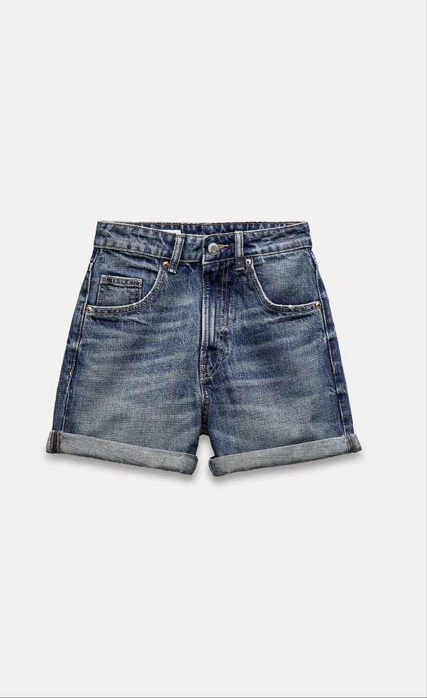 Къси дънкови панталони Zara нови р-р 42