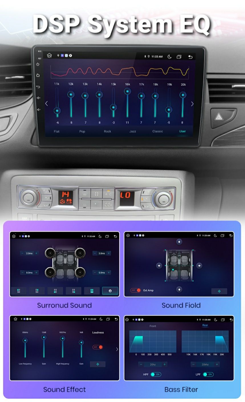 Navigatie Android dedicata CITROEN C5 (2008-2017)