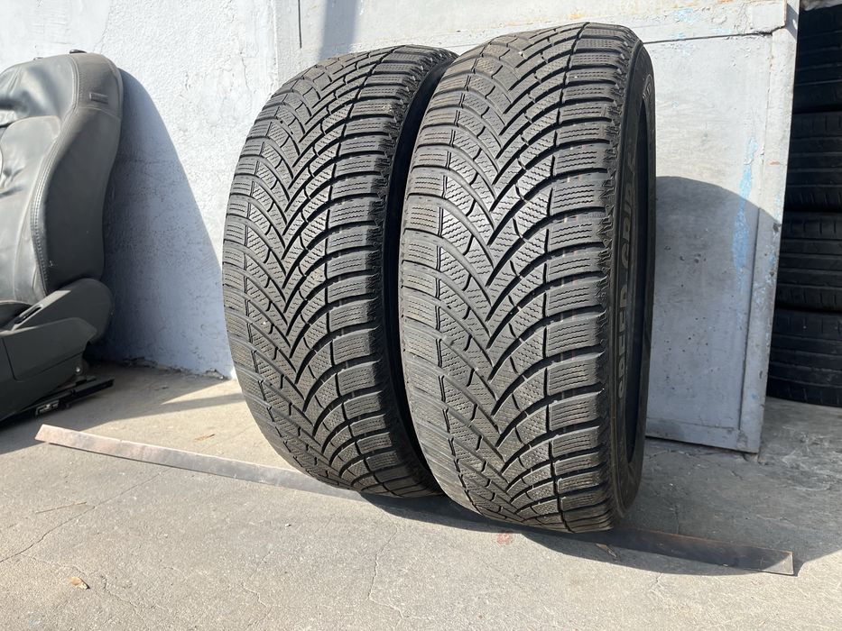 2 бр. зимни гуми 225/55/17 Semperit DOT 2122 5,5 mm