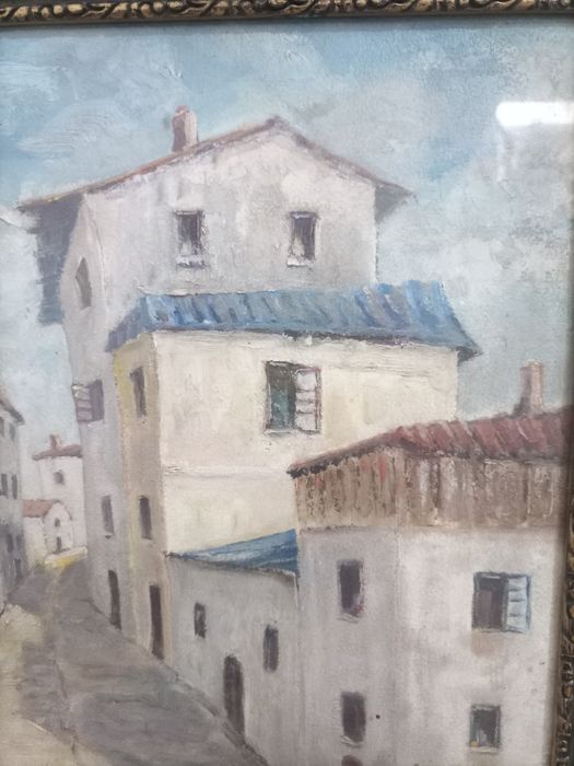 Vând pictură ulei (tablou vechi)