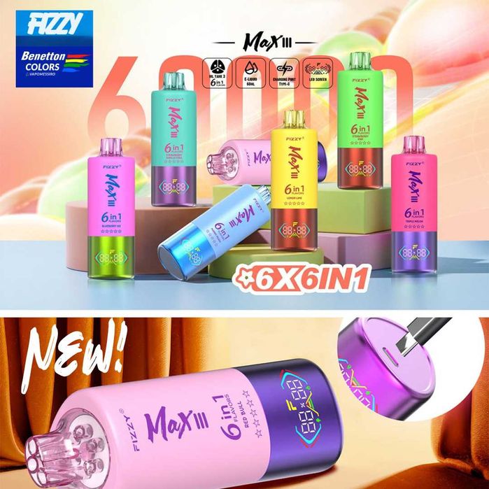Vape 6 in 1 arome Fizzy