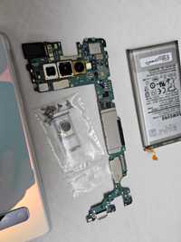 Placa de baza S10+ Samsung Camera spate camere Capac alb Baterie